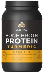 Ancient Nutrition Bone Broth Protein Turmeric 40 Servings Powder