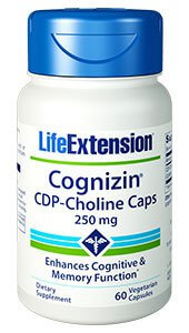 Life Extension Cognizin CDP Choline 250 mg 60 Capsules