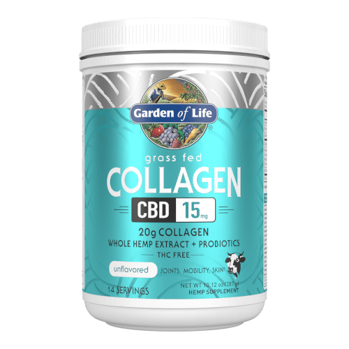 Garden of Life Collagen CBD 14 Servings Powder