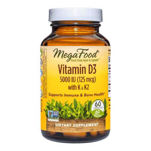 MegaFood D 3 5000 IU 60 Tablets