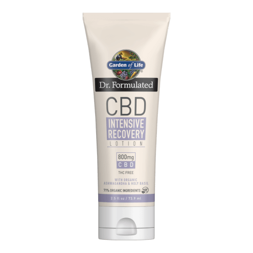 Garden of Life Dr Formulated CBD Lotion Intensive Recovery 2.5 fl oz