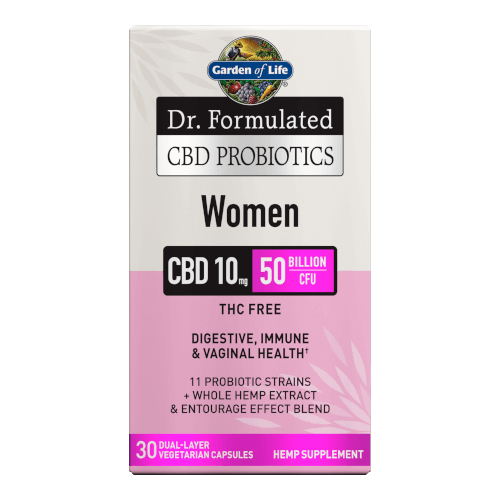 Garden of Life Dr Formulated CBD Probiotics Women 30 Capsules
