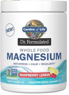Garden of Life Dr Formulated Magnesium Raspberry Lemon 14.8 oz Powder