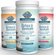 Garden of Life Dr Formulated Magnesium Relax and Restore Original Stevia Free 381g Powder