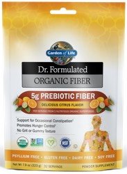 Garden of Life Dr Formulated Organic Fiber 223 gram Citrus Powder