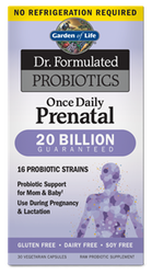 Garden of Life Dr Formulated Probiotics Once Daily Prenatal Shelf Stable 30 Capsules