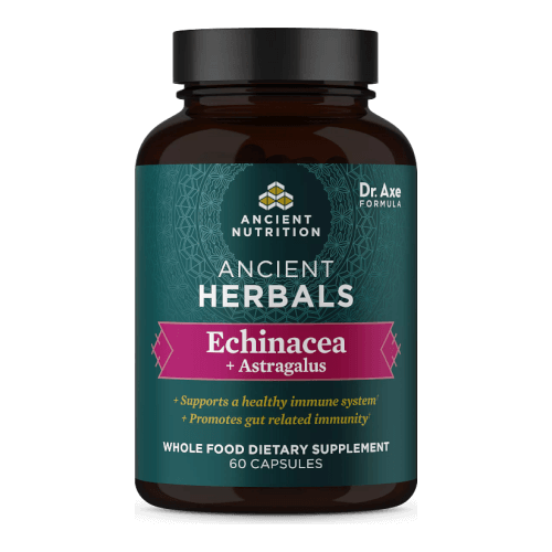 Ancient Nutrition Herbals Echinacea Astragalus 60 Capsules