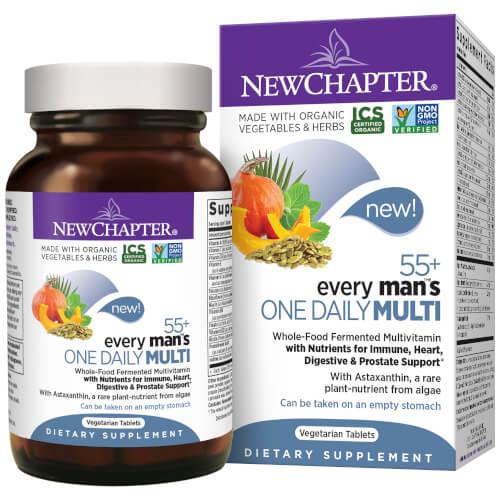 New Chapter Every Man One Daily 55 Plus 72 Tablets