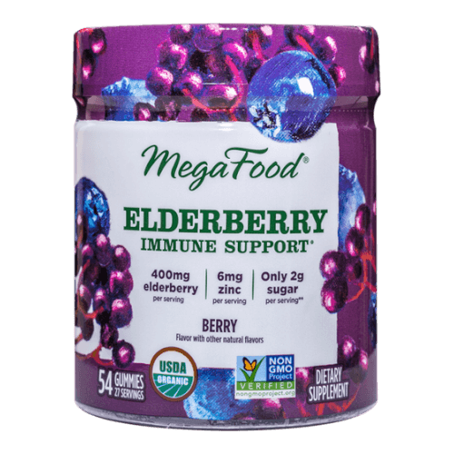 MegaFood Gummy Elderberry Immune Support Berry 54 Gummies
