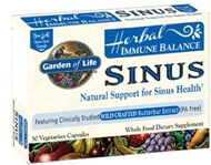 Garden of Life Immune Balance Sinus 60 Capsules