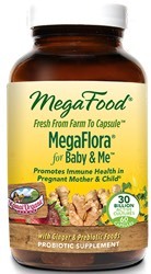 MegaFood MegaFlora for Baby and Me 60 Capsules
