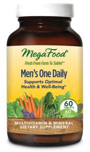 MegaFood Mens One Daily 60 Tablets