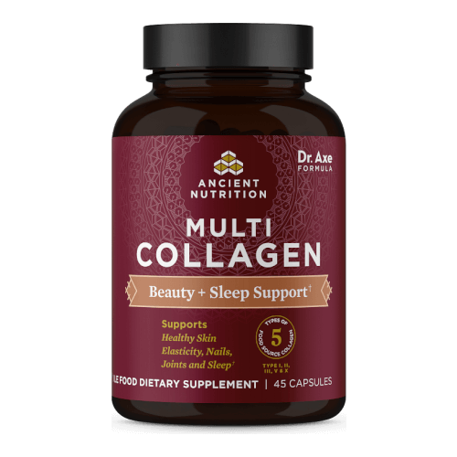 Ancient Nutrition Multi Collagen Protein Beauty Sleep 45 Caps