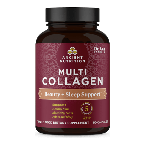 Ancient Nutrition Multi Collagen Protein Beauty Sleep 90 Caps