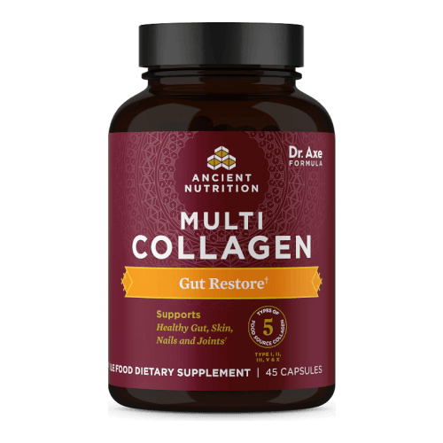 Ancient Nutrition Multi Collagen Protein Gut Restore 45 Caps