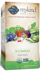 Garden of Life MyKind Organics B Complex 30 Tablets