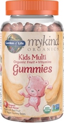 Garden of Life MyKind Organics Kids Gummy Multi Fruit Flavor 120 Chews