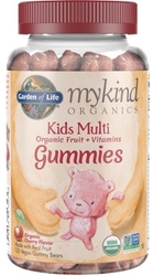 Garden of Life MyKind Organics Kids Gummy Multi Cherry Flavor 120 Chews