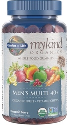 Garden of Life MyKind Organics Mens 40 Plus Gummy Multi Berry 120 Fruit Chews