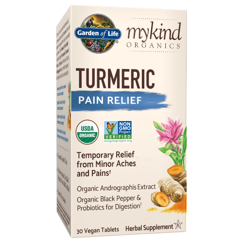 Garden of Life MyKind Organics Turmeric Pain Relief 30 Tablets
