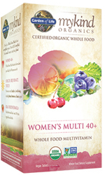 Garden of Life MyKind Organics Womens 40 Plus Multi 60 tablets