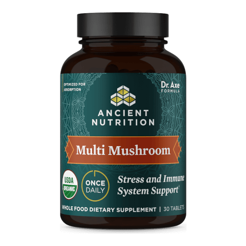 Ancient Nutrition Organic Multi Mushrooms Immune Once Daily 30 Tablet