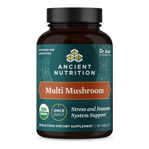 Ancient Nutrition Organic Multi Mushrooms Immune Once Daily 60 Tablet