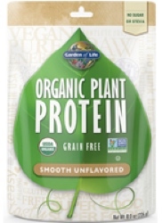 Garden of Life Organic Plant Protein Smooth Unflavored 236 gram