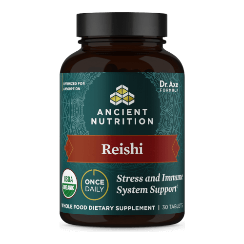 Ancient Nutrition Organic Reishi Once Daily 30 Tablet