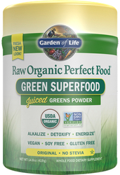 Garden of Life Perfect Food Raw No Stevia 419 gram powder