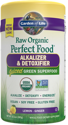 Garden of Life Perfect Food Raw Alkalizer Detoxifier 285 gram Powder