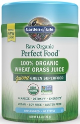 Garden of Life Perfect Food Raw Wheat Grass Juice Organic 240 gram powder