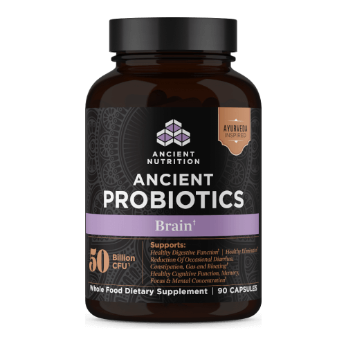 Ancient Nutrition Probiotics - Brain Caps 90 Caps