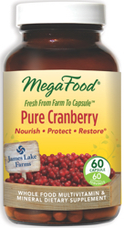 MegaFood Pure Cranberry 60 Capsules