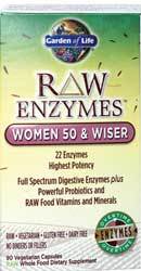 Garden of Life RAW Enzymes Women 50 and Wiser 90 Capsules