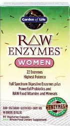 Garden of Life RAW Enzymes Women 90 Capsules