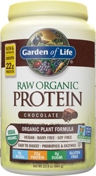 Garden of Life Raw Organic Protein Chocolate Cacao 664 grams powder