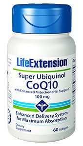 Life Extension Super Ubiquinol CoQ10 100 mg 60 Softgels