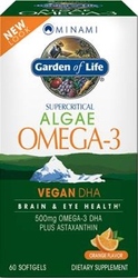 Minami VeganDHA Orange Flavor 60 Softgels
