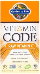 Garden of Life Vitamin Code Raw Vitamin C 120 Capsules