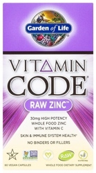 Garden of Life Vitamin Code Raw Zinc 60 Capsules