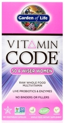 Garden of Life Vitamin Code Womens 50 and Wiser 240 Capsules