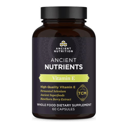 Ancient Nutrition Vitamin E 60 Capsules