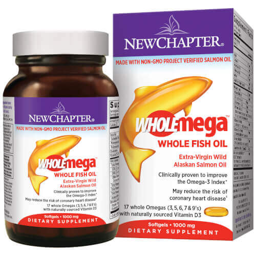 New Chapter Wholemega 1000 mg 60 Softgels
