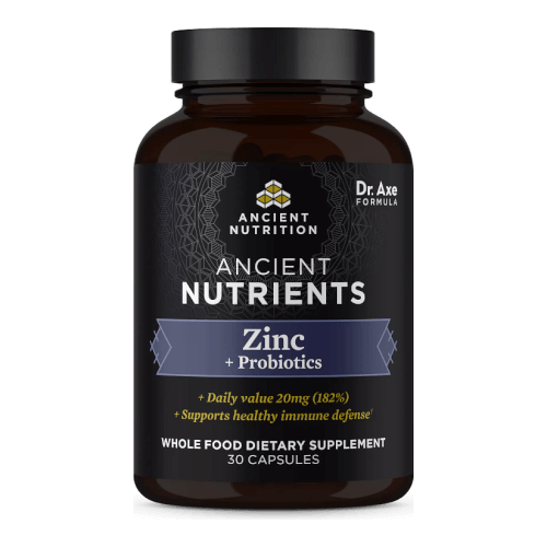 Ancient Nutrition Zinc plus Probiotic 30 Capsules