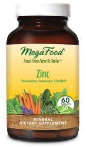 MegaFood Zinc 60 Tablets